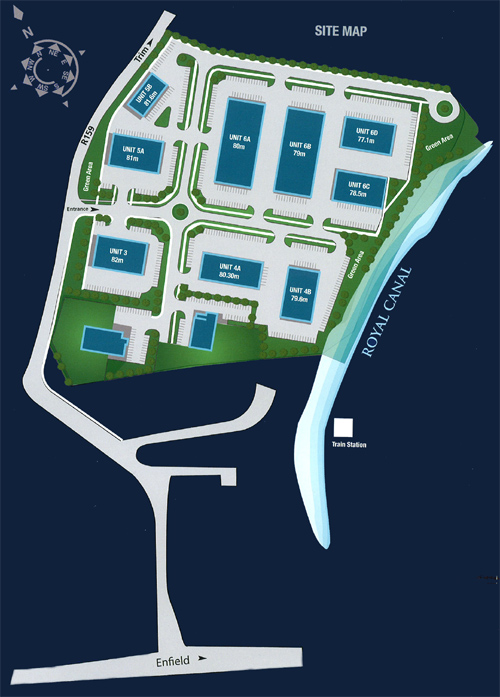 Site map of Enfield Business Park